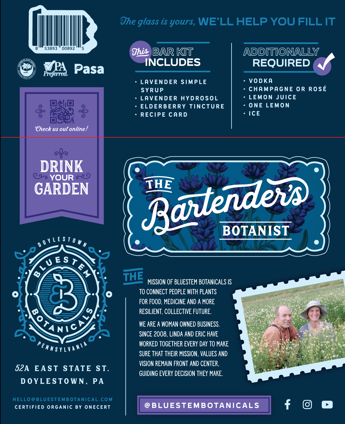 Lavender Mist Vodka Cocktail Kit – Elegant Botanical Blend