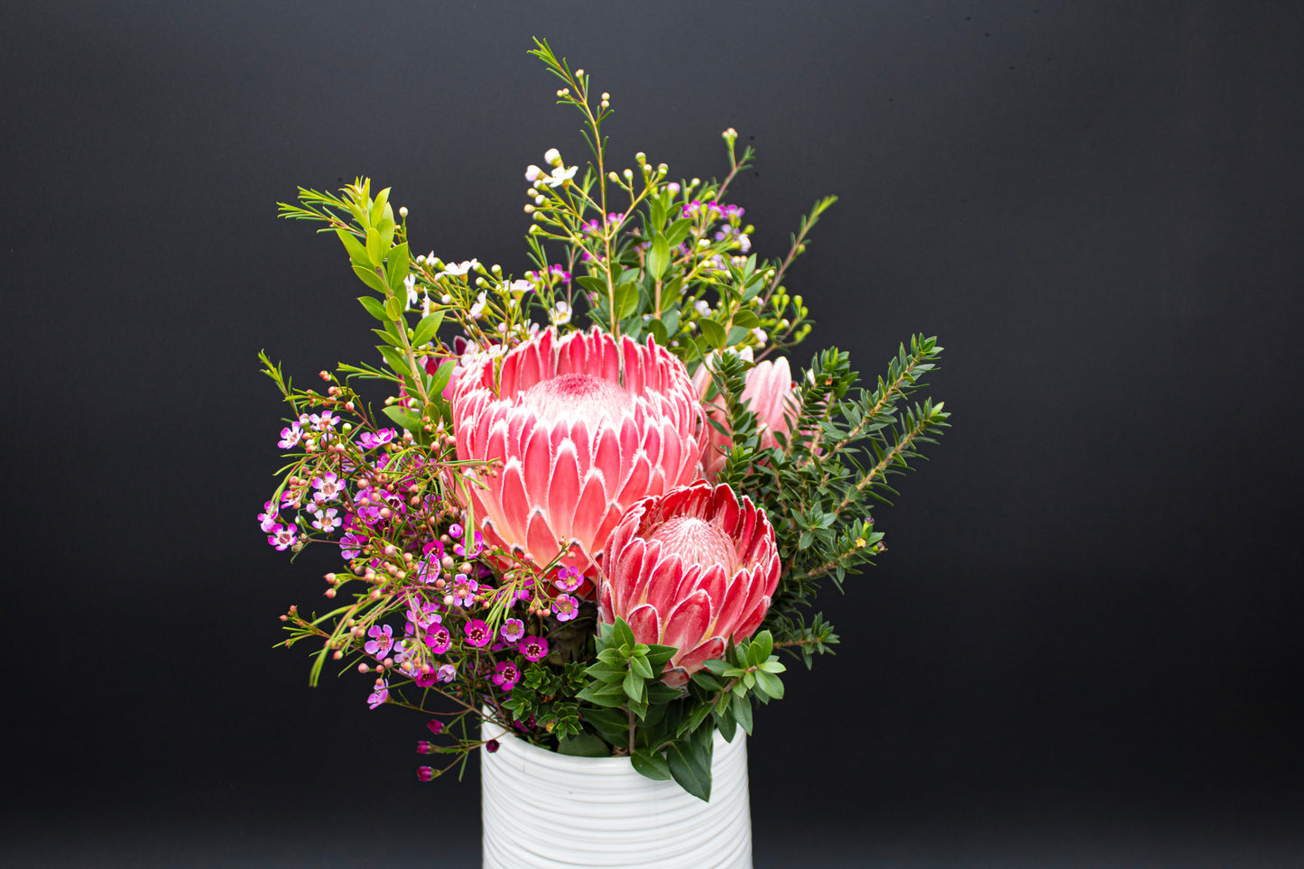 4 Long Stem Empress Protea